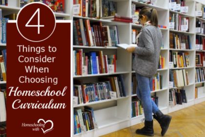 choosing homeschool curriculum