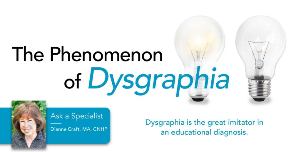 The Phenomenon of Dysgraphia