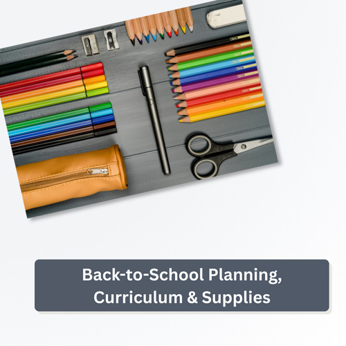 Back-to-School-Planning,-Curriculum-&-Supplies Resource Guides